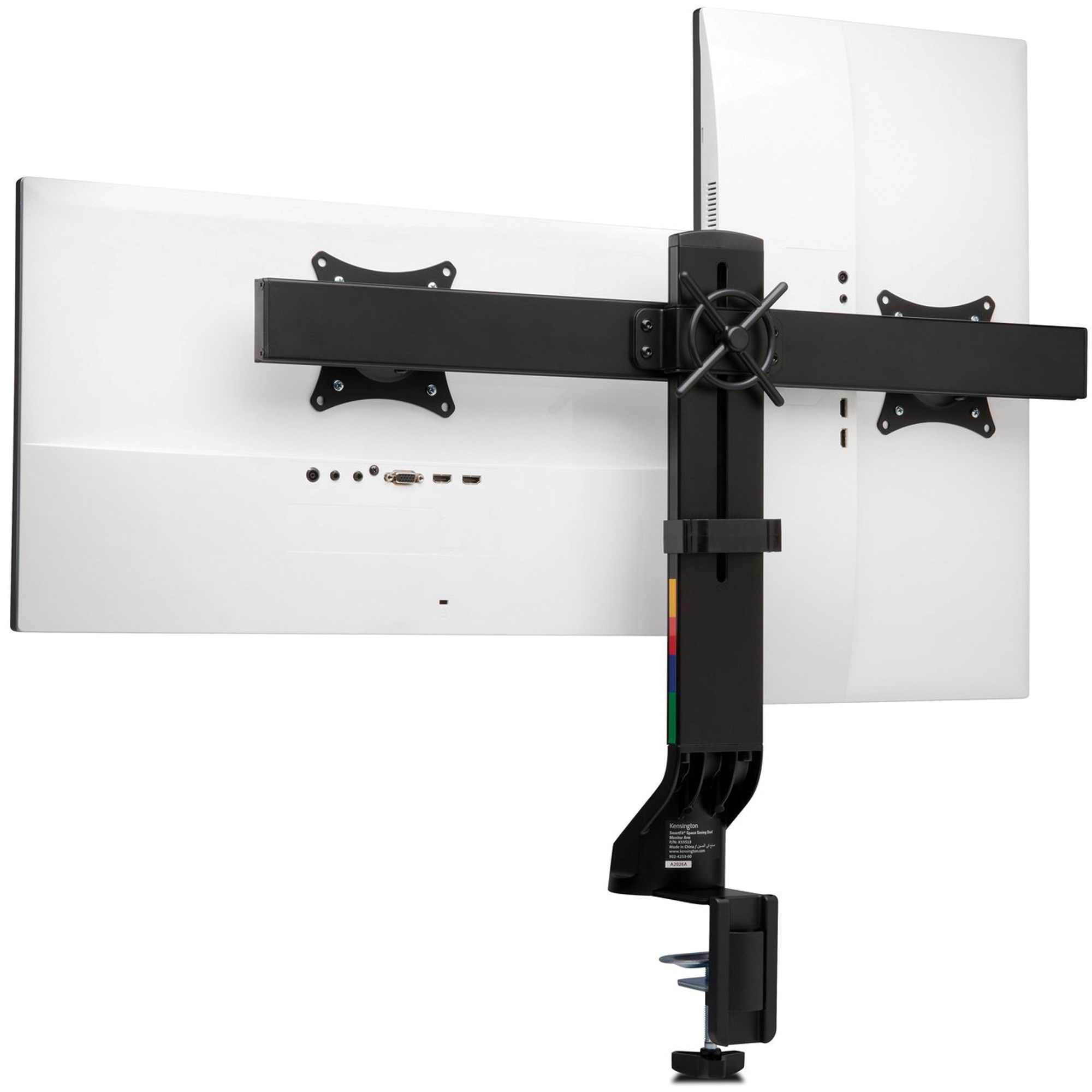 Kensington SmartFit Space Saving Dual Monitor Arm Black
