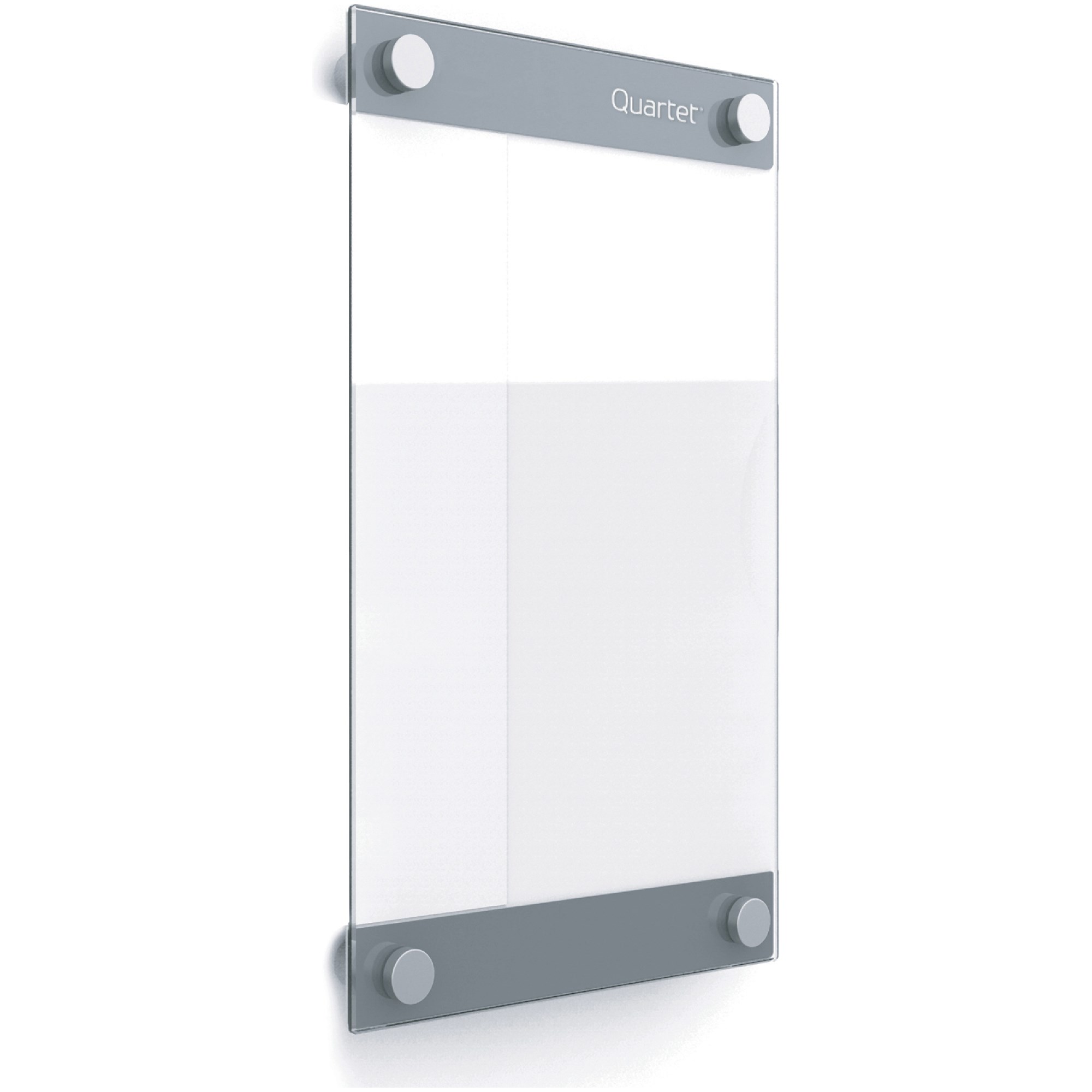 Quartet Infinity Customisable Magnetic Glassboard 279 x 432mm Clear/Silver