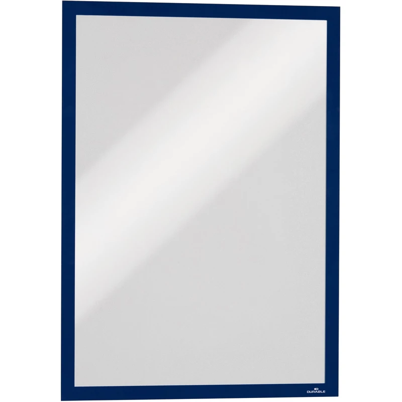 Durable Duraframe Sign Holder Self-Adhesive A3 Navy Pack Of 2