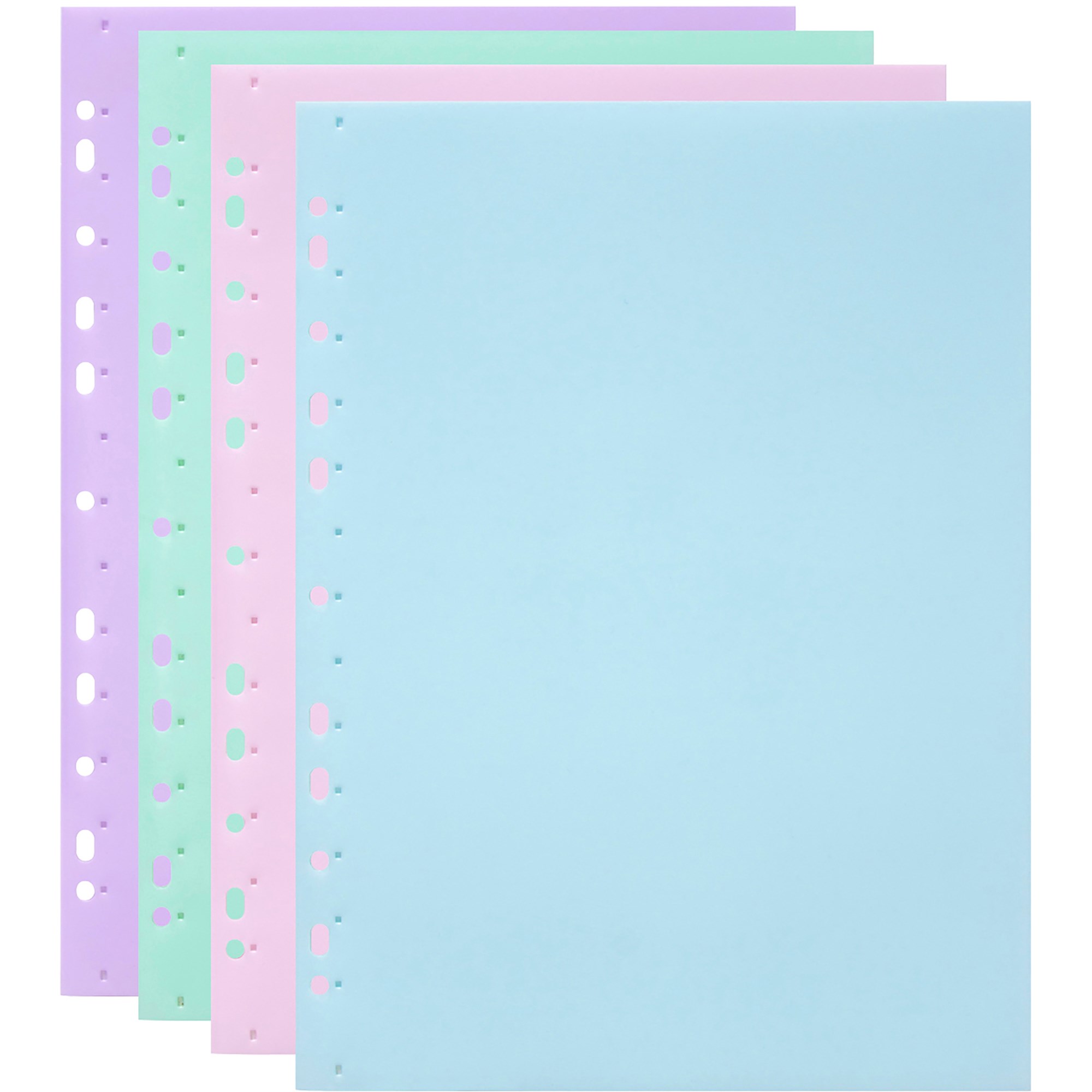 Marbig Soft Touch Binder Display Book A4 10 Pocket Pastel Assorted Box  Of 24