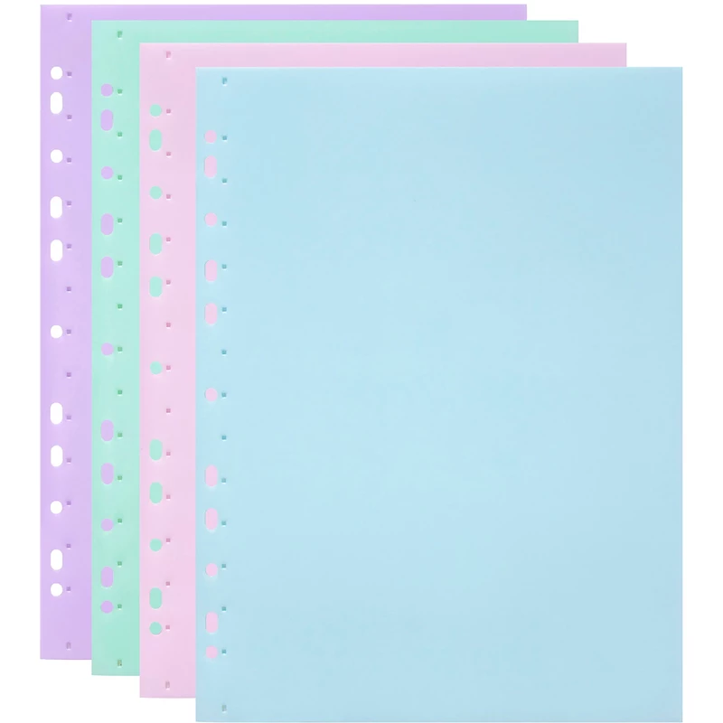 Marbig Soft Touch Binder Display Book A4 10 Pocket Pastel Assorted Box Of 24