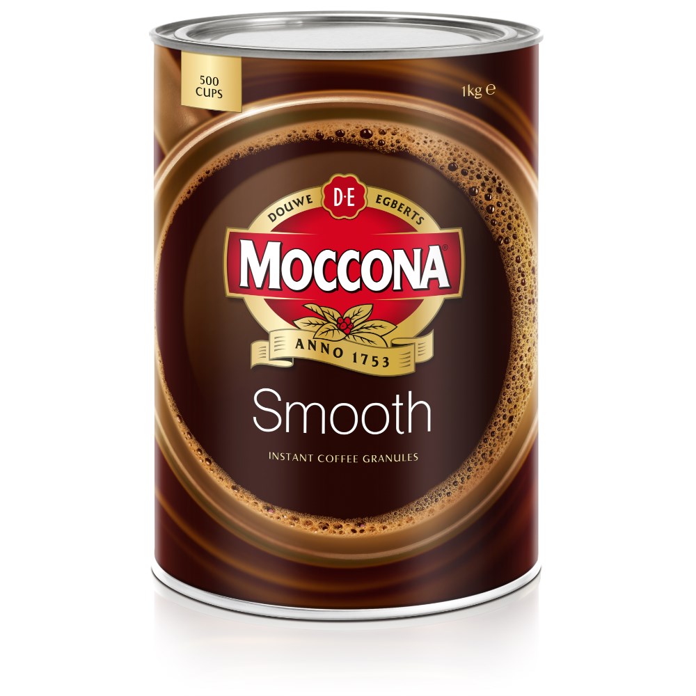 Moccona Smooth Instant Coffee Granules 1kg Can