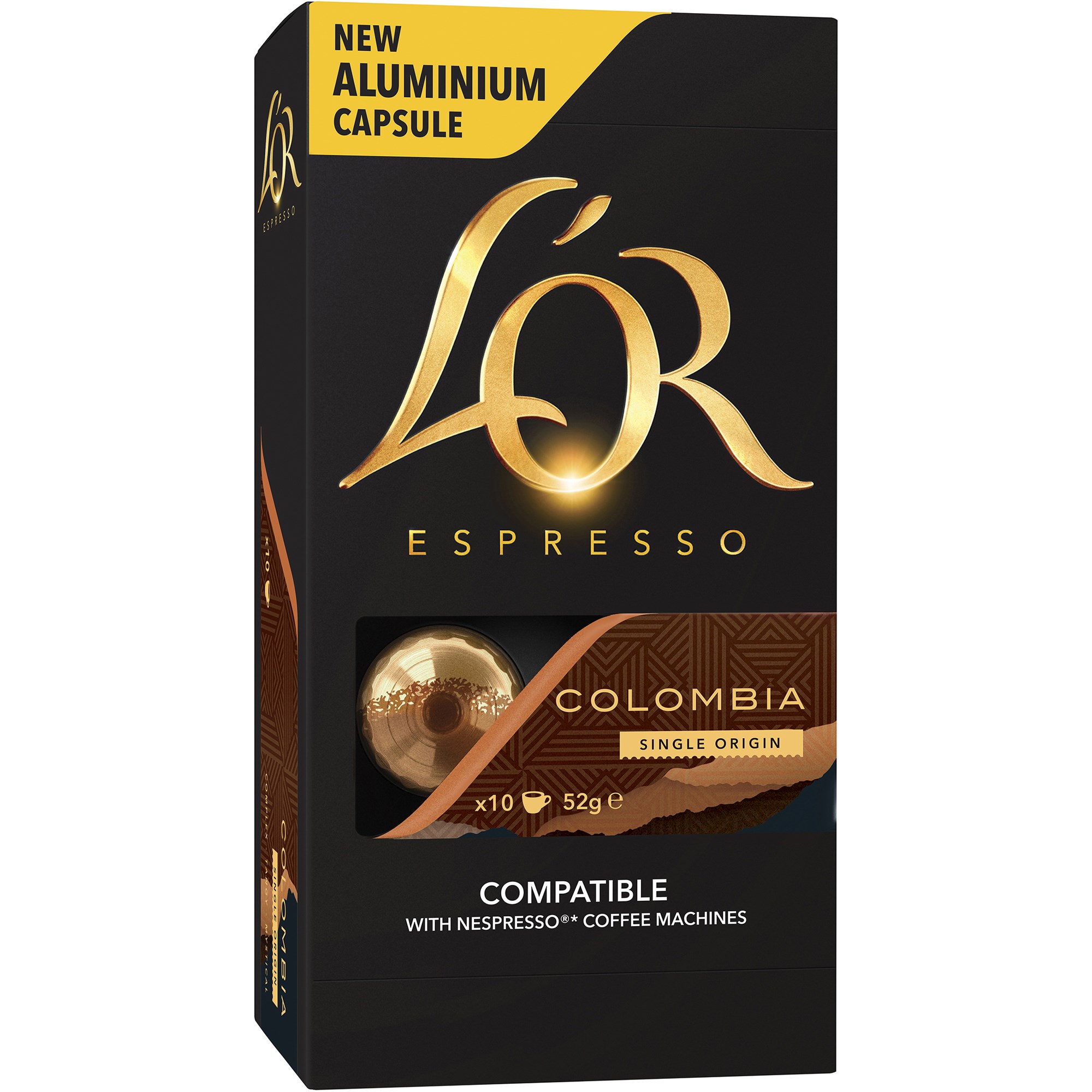 L'OR Espresso Coffee Capsules Colombia Box  Of 100