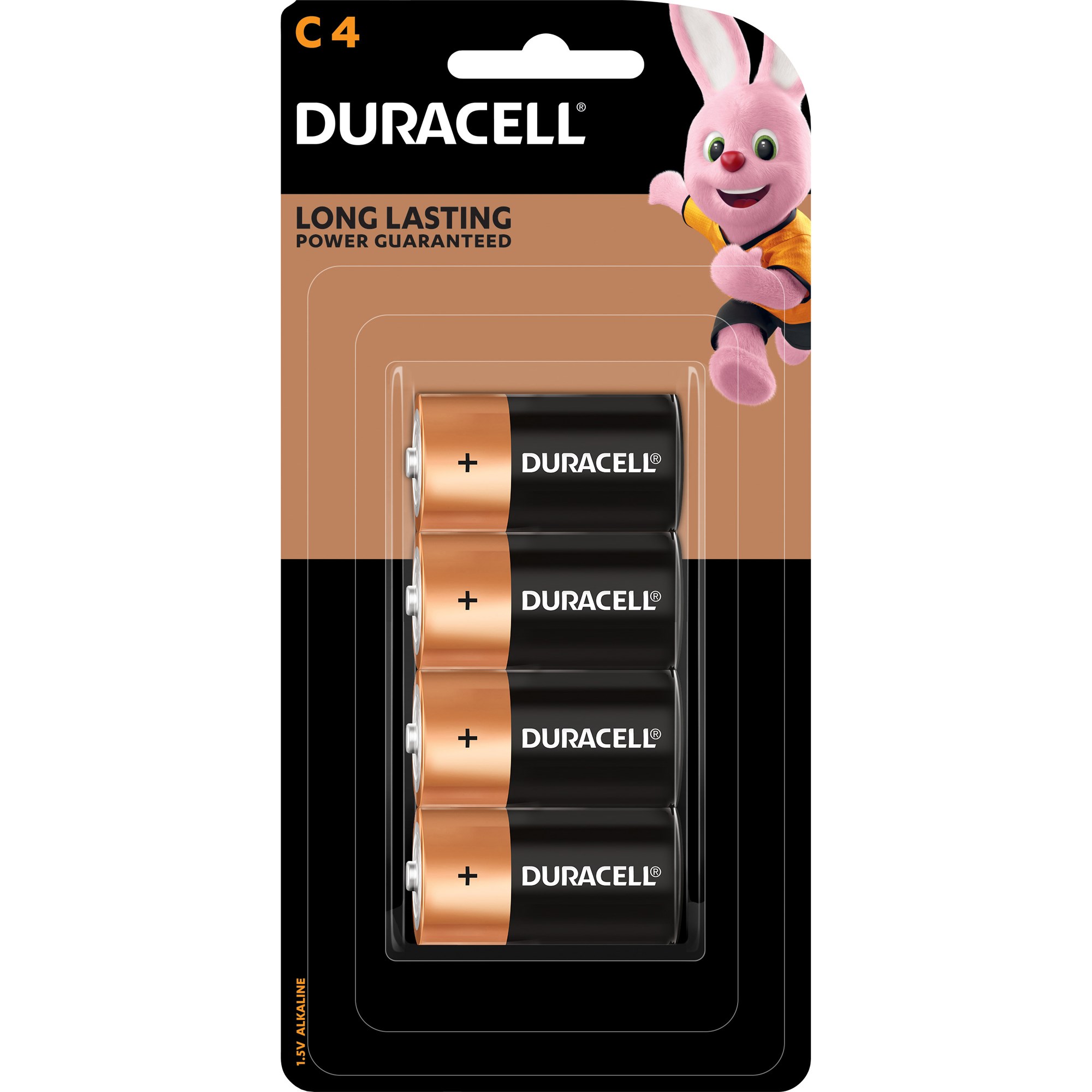 Duracell Coppertop Alkaline Battery Size C Pack  Of 4