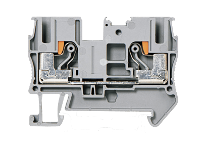 КЛЕММНИК ПРУЖИН 6ММ2 2ТЧК СЕРЫЙ