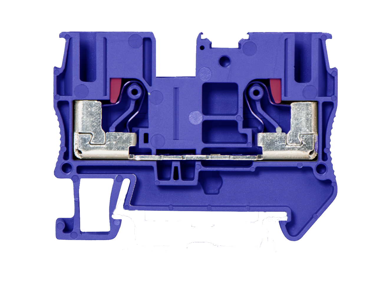 КЛЕММНИК ПРУЖИН 6ММ2 2ТЧК СИНИЙ