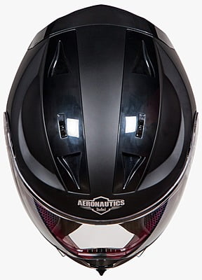 STEELBIRD SA-1 AERONAUTICS MATT MIDNIGHT BLACK C/V (L)