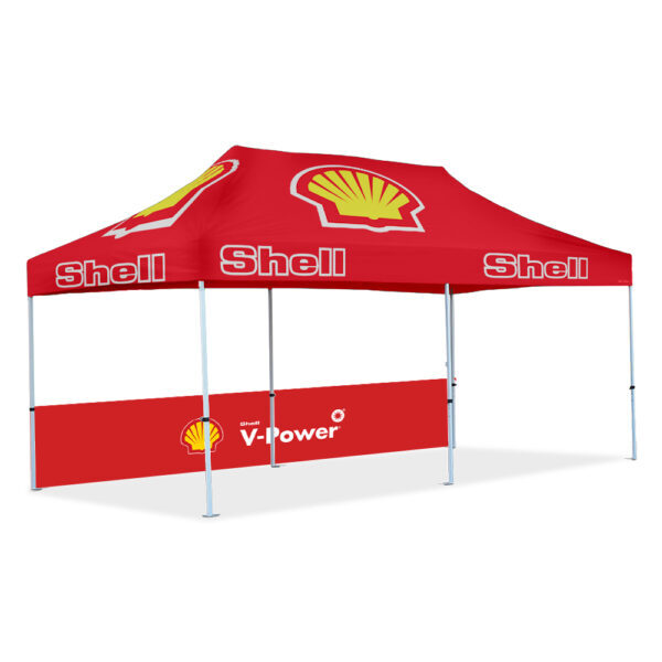Gazebo 6m Unit, Half Wall, UV Print
