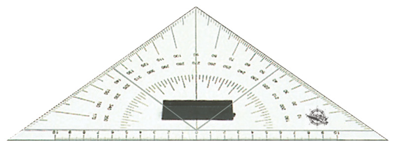 Protractor plexiglass