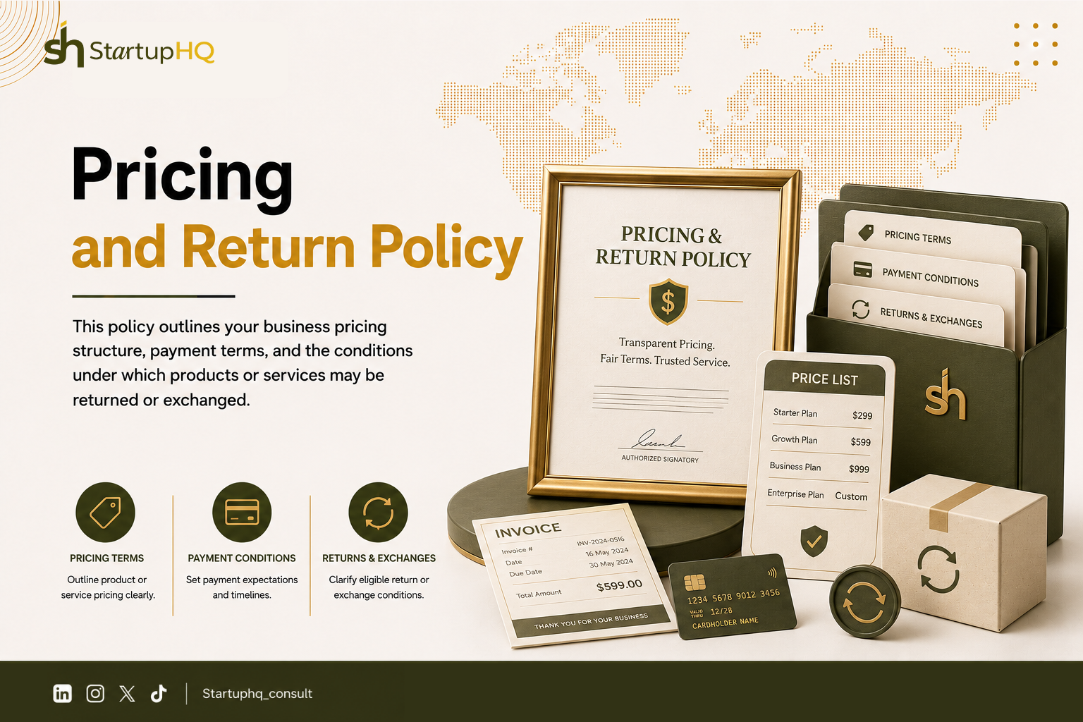 Pricing and Return Policy