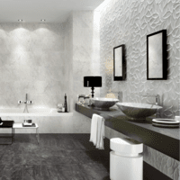 Faianta RAGNO by MARAZZI, BISTROT RIV NATURA 3D BIANCO PIETRASANTA 40x120, 00R4UH05, mp/cutie 2.4