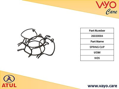 SPRING CLIP - 26020004 - GEM CARGO
