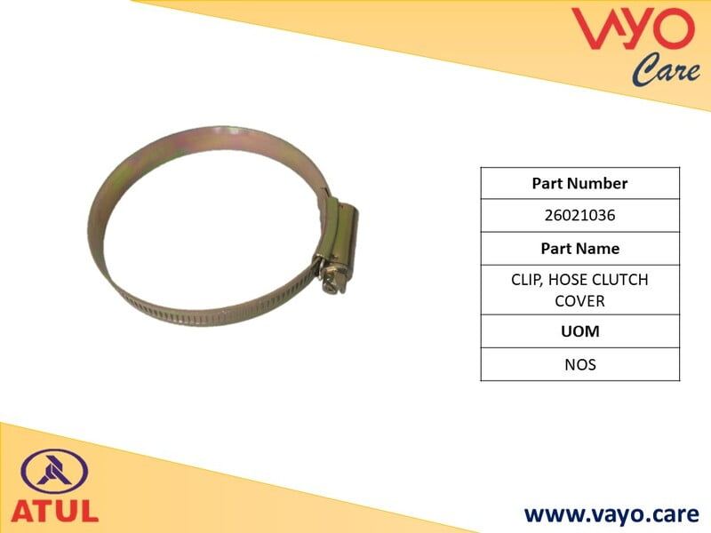 CLIP, HOSE CLUTCH COVER - 26021036 - GEM CARGO