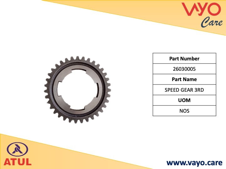 SPEED GEAR 3RD - 26030005 - GEM CARGO