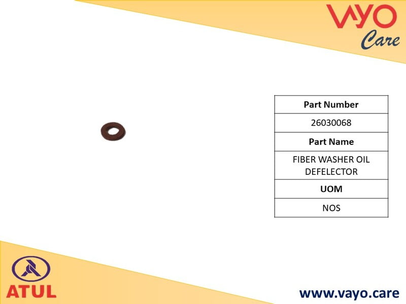 FIBER WASHER OIL DEFLECTOR - 26030068 - GEMINI ULTRA