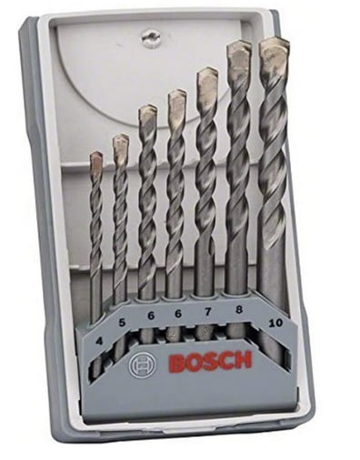 CYL-3 7PC SILVER PERCUSSION SET