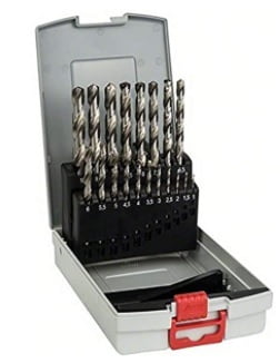 METAL BIT SET, 19 PCS HSS-G METAL  DRILL 