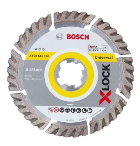 115MM X-LOCK Diamond Cutting Discs Standard for Universal