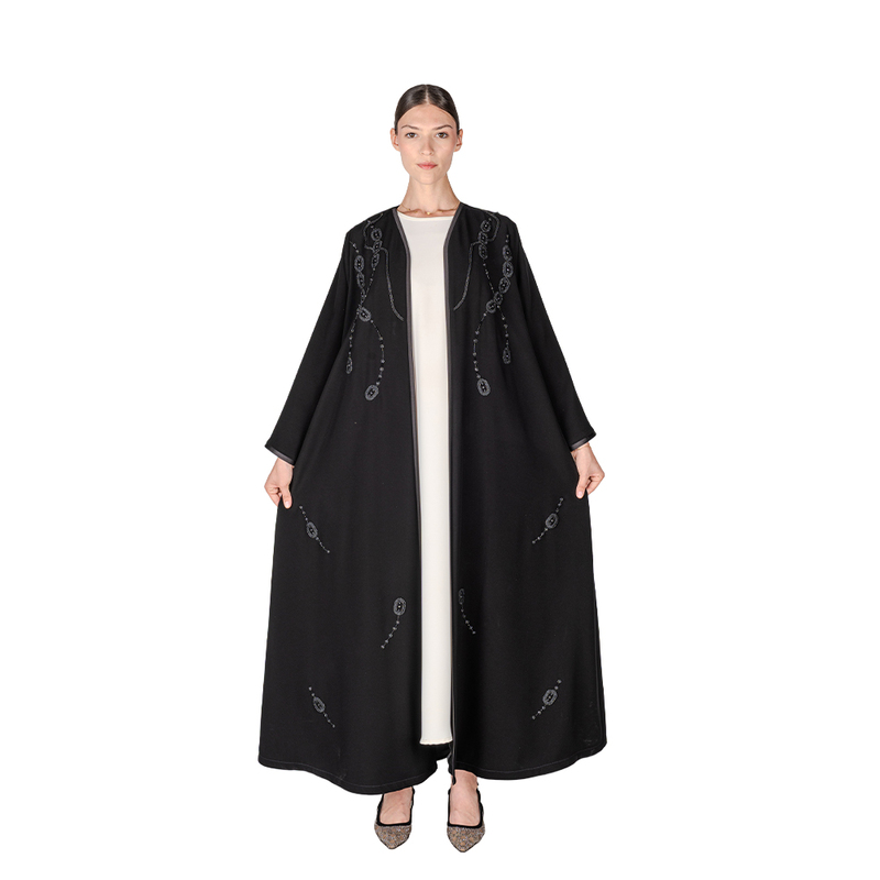 Couture abaya A-Line 26087
