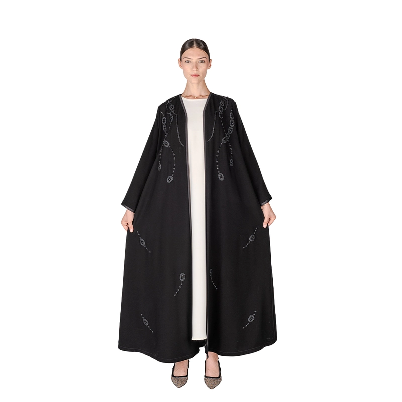 Couture abaya A-Line 26087