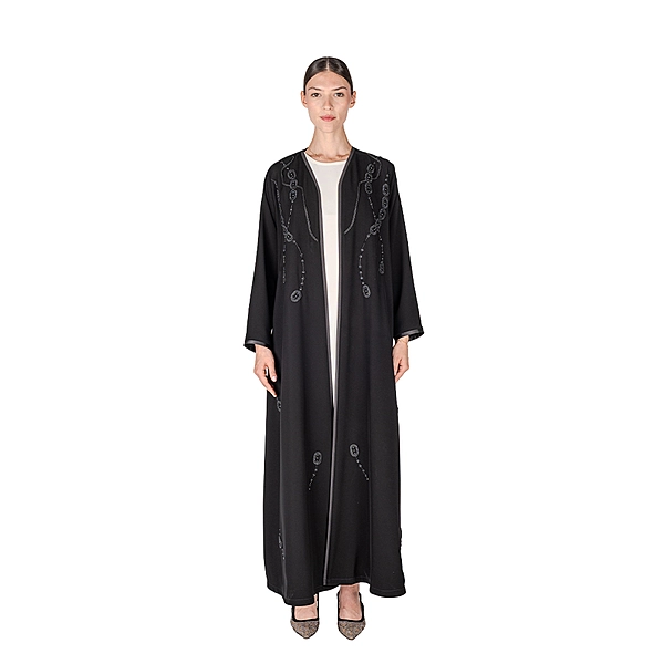 Couture abaya A-Line 26087