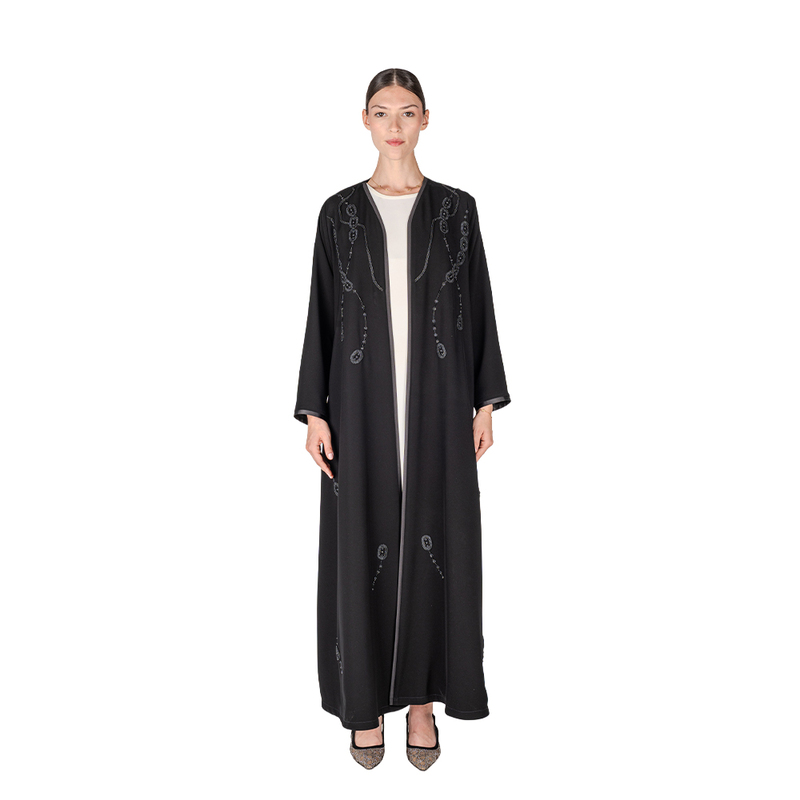 Couture abaya A-Line 26087
