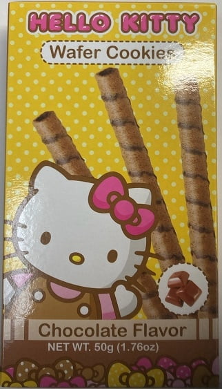 Hello Kitty Wafer Cookies Chocolate 50g_4/12/1.76oz