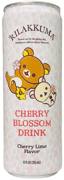 RILAKKUMA Cherry Blossom Drink Cherry Lime Flovor 355ml_12/12 oz
