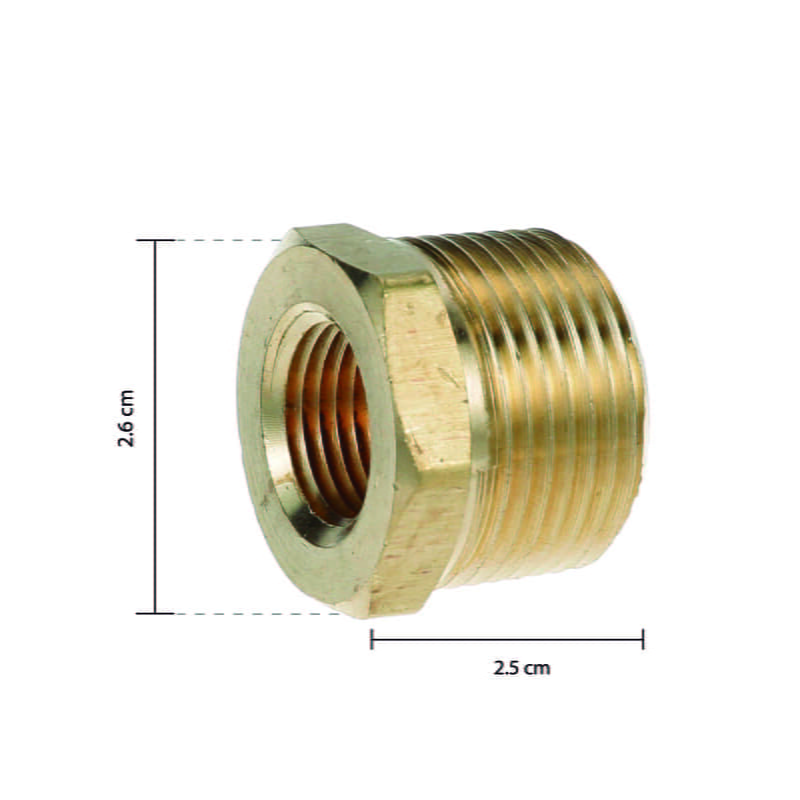 CASQUILLO REDUCTOR 3/4 X 3/8