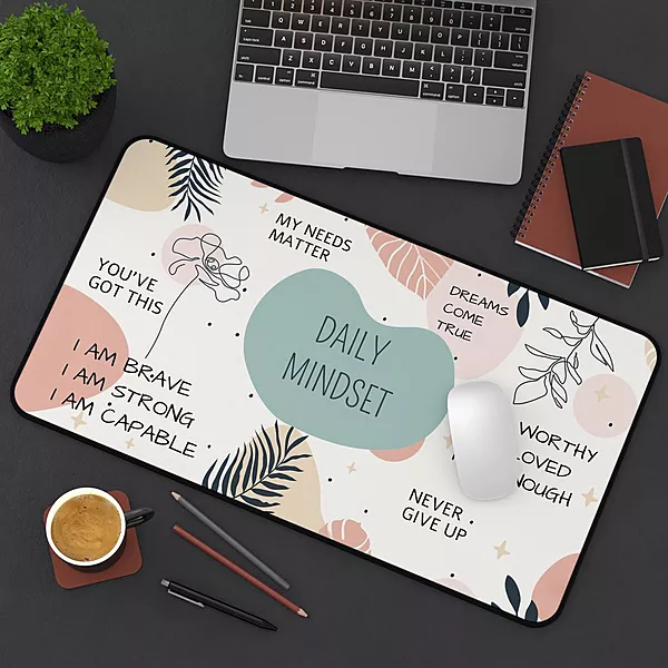 Printed desk mats