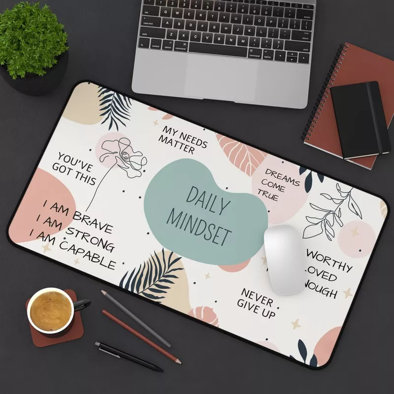 Printed desk mats