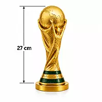 World Cup Sports Football Trophy Resin 27cm