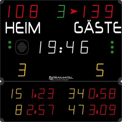 Stramatel "452 MS 3003" scoreboard