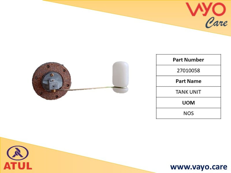 TANK UNIT - 27010058 - GEM CARGO