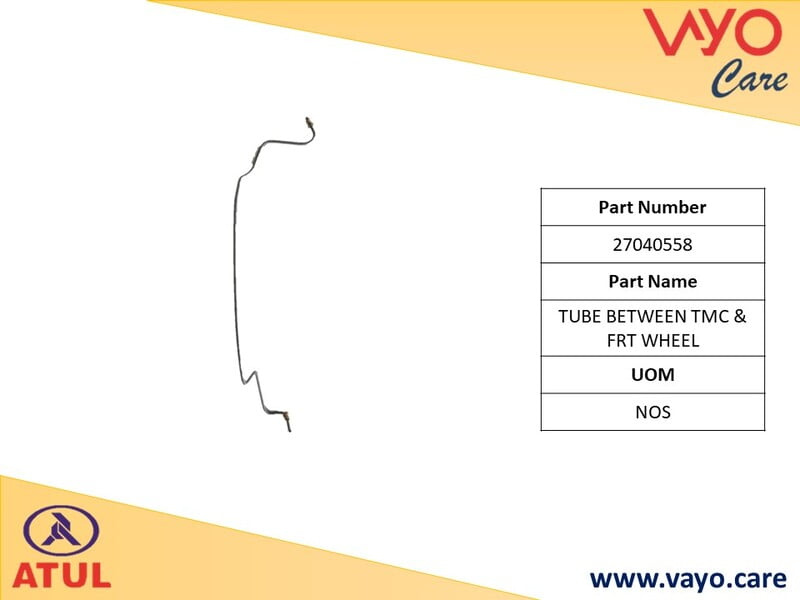 TUBE BETWEEN TMC & FRT WHEEL - 27040558 - GEM CARGO