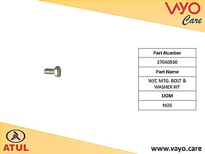 W/C MTG. BOLT & WASHER KIT - 27040930 - GEM CARGO