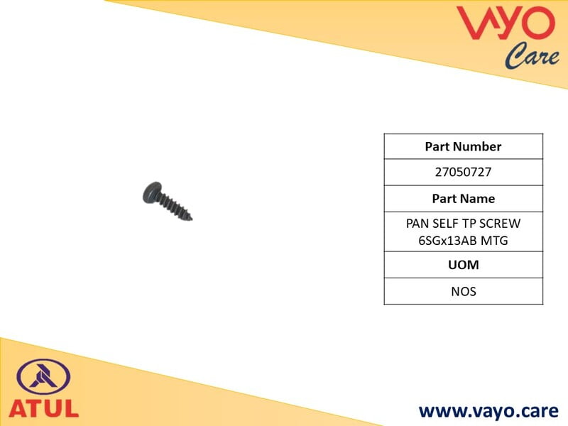 PAN SELF TP SCREW 6SGX13AB MTG - 27050727 - GEM CARGO