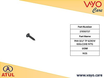 PAN SELF TP SCREW 6SGX13AB MTG - 27050727 - GEMINI ULTRA