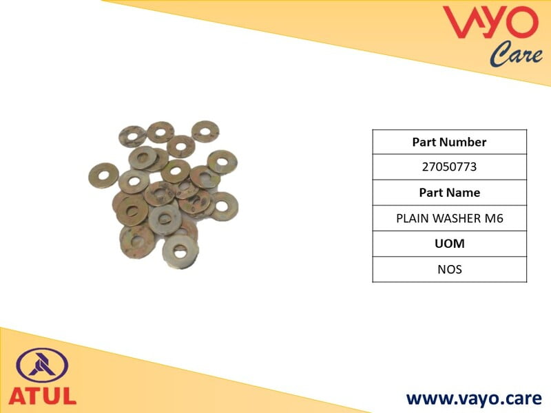 PLAIN WASHER M6 - 27050773 - GEM CARGO