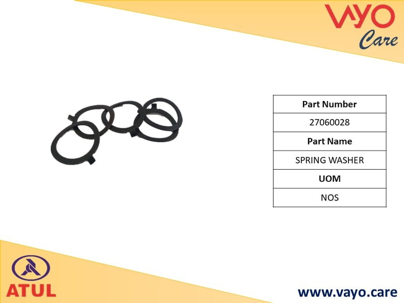 SPRING WASHER - 27060028 - GEM CARGO