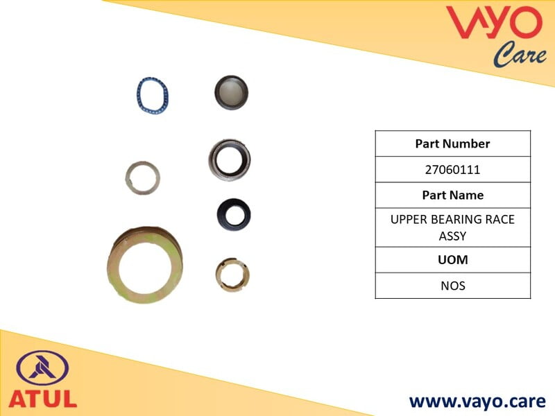 UPPER BEARING RACE ASSY - 27060111 - GEM CARGO