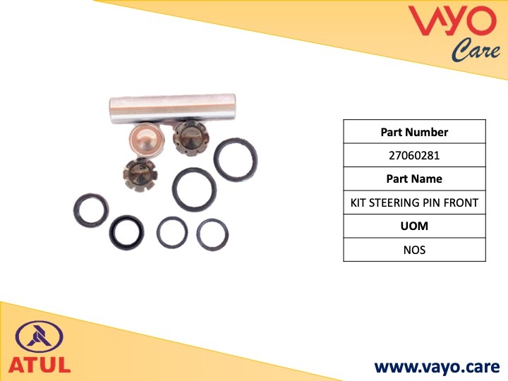 KIT STEERING PIN FRONT - 27060281 - GEMINI ULTRA