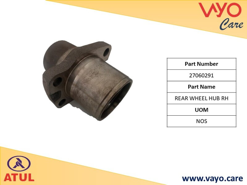 REAR WHEEL HUB RH - 27060291 - GEM CARGO