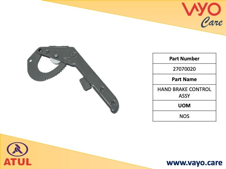 HAND BRAKE CONTROL ASSY - 27070020 - GEMINI ULTRA