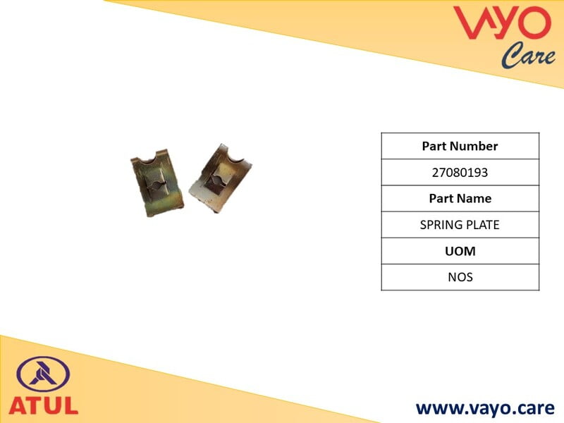 SPRING PLATE - 27080193 - GEMINI ULTRA