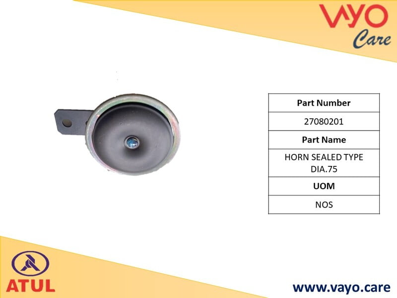 HORN SEALED TYPE DIA. 75 - 27080201 - GEM CARGO