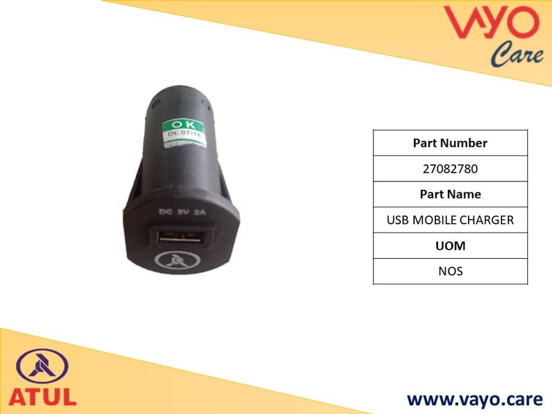 USB MOBILE CHARGER - 27082780 - GEM CARGO