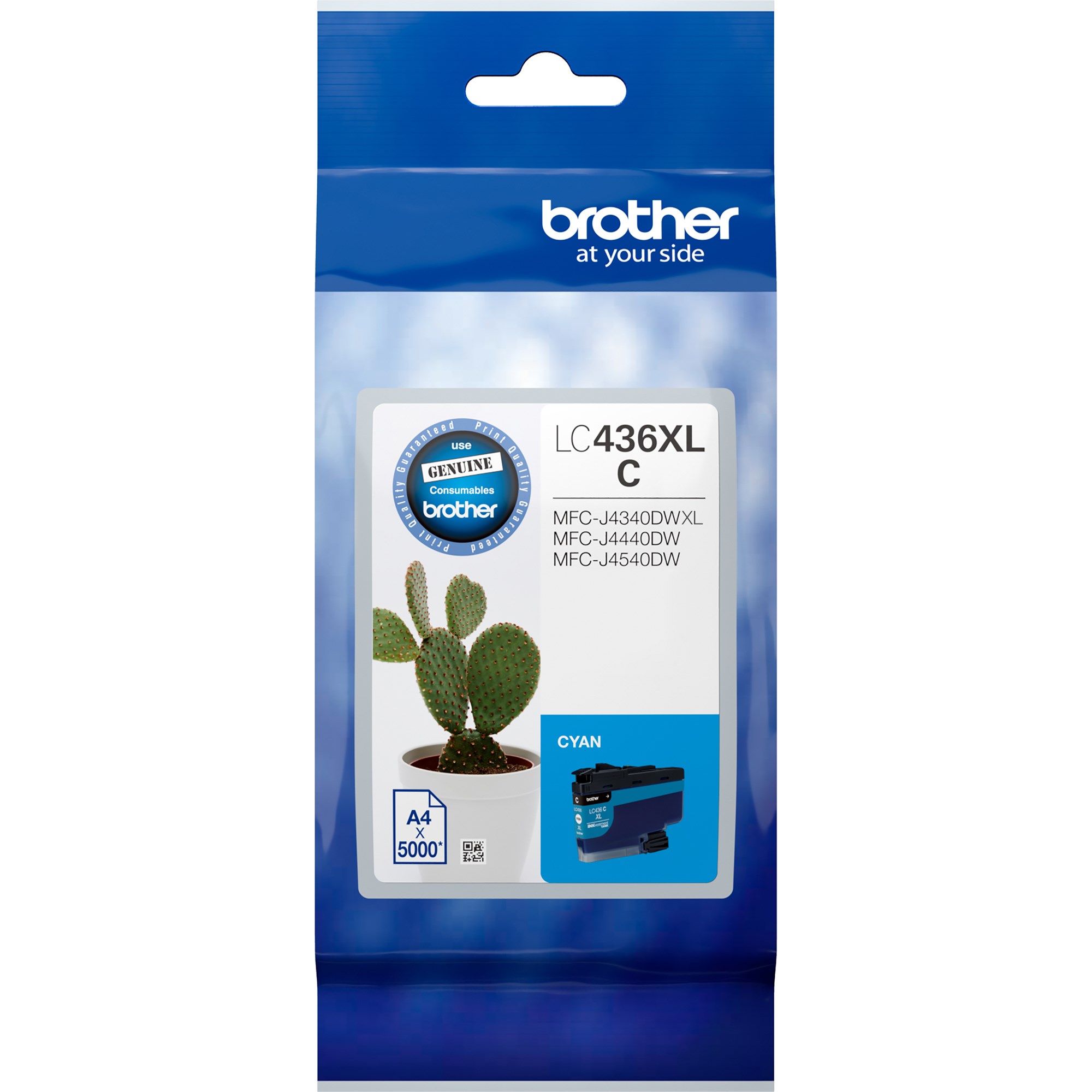 Brother LC-436XLC Ink Cartridge High Yield Cyan