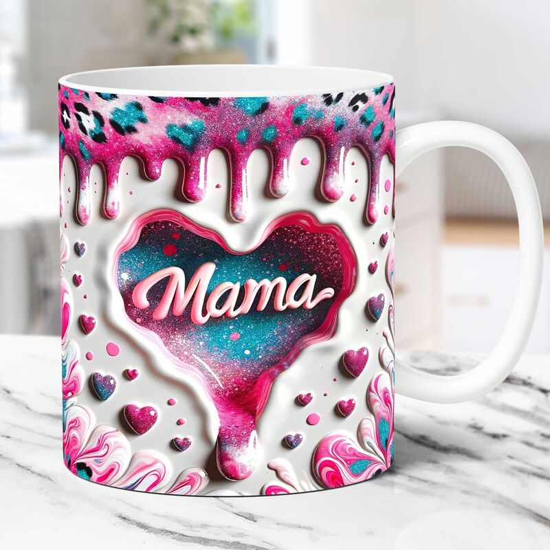 Printed Mugs White