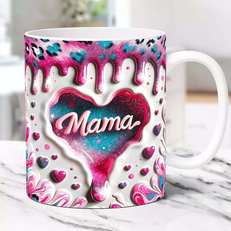 Printed Mugs White